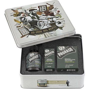 Набір для догляду за бородою Proraso Metal Box Beard Care 8004395006922 фото