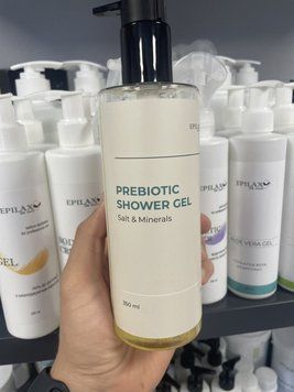Гель для душа с пребиотиками соль и минералы Epilax 350 мл. Гель соль Epilax 350 фото