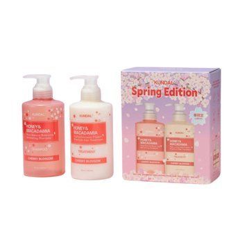 Набір засобів для догляду за волоссям Kundal Gift Edition Cherry Blossom Set 500 мл + 500 мл 772611 фото