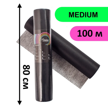 SanGig Простирадло в рулоні Медіум 0,8*100 м, чорне SanGig 100 m black фото