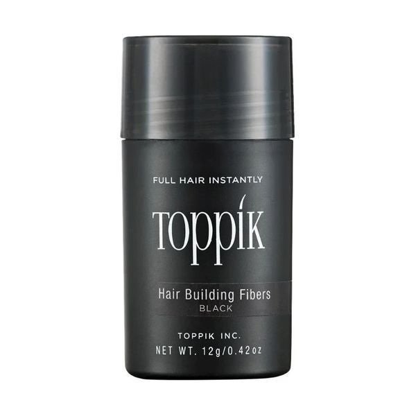 Кератинові мікроволокна для волосся Toppik (Топік) 12 г Чорний toppik black 12 фото