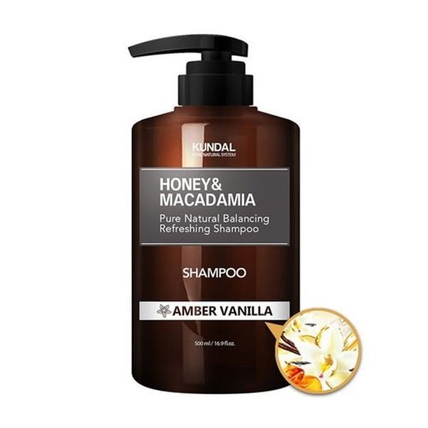 Відновлювальний безсульфатний шампунь "Амбра Ваніль" Kundal Shampoo Amber Vanilla 500 мл. 742047 фото