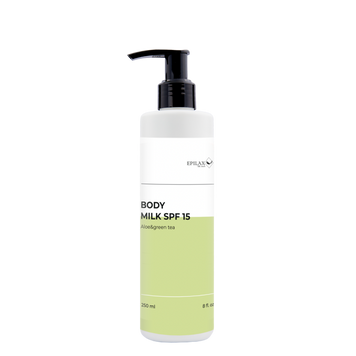 Молочко для тіла SPF15 Aloe&Green Tea Epilax 250мл Aloe&Green Tea Epilax 250мл фото