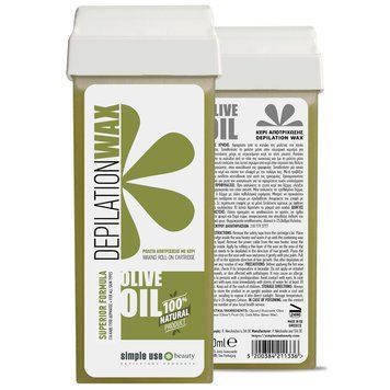 Теплий віск у картриджі Olive Oil 100 мл &ndash; 100% натуральний Оливковое масло 100  фото