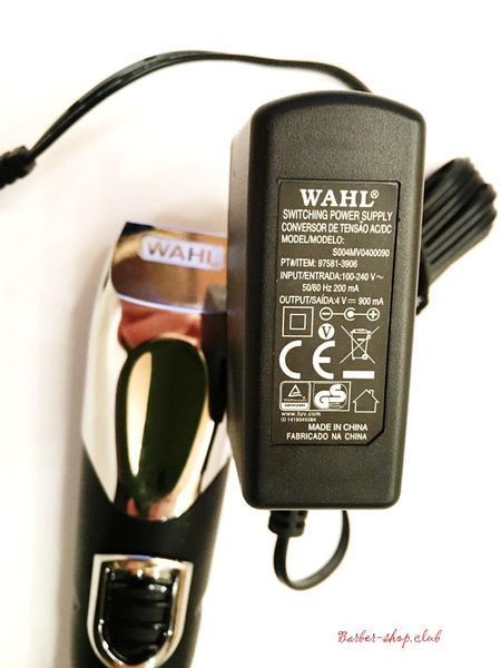 Адаптер живлення Wahl 97581-3906 для тримерів Wahl 09864-016, 09818-116, 09854-616 та ін. 97581-3906 фото