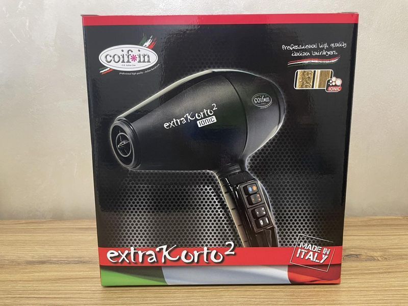 Фен професійний Coifin extraKorto2 Ionic 2400 Вт (EK2R-ion) EK2R-ion фото