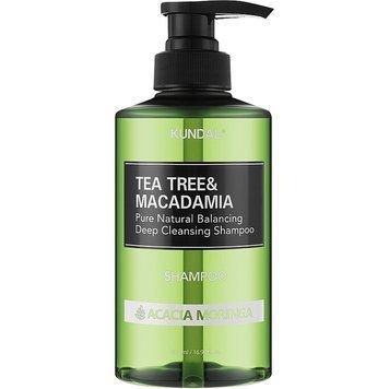 Шампунь балансувальний "Акація Моринга" Kundal Tea Tree & Macadamia Deep Cleansing Shampoo Acacia Moring 500 мл 421243 фото