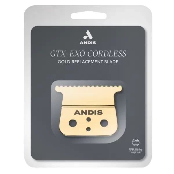 Ніж частозубий позолочений Andis для машинок GTX-EXO AN 74115 фото