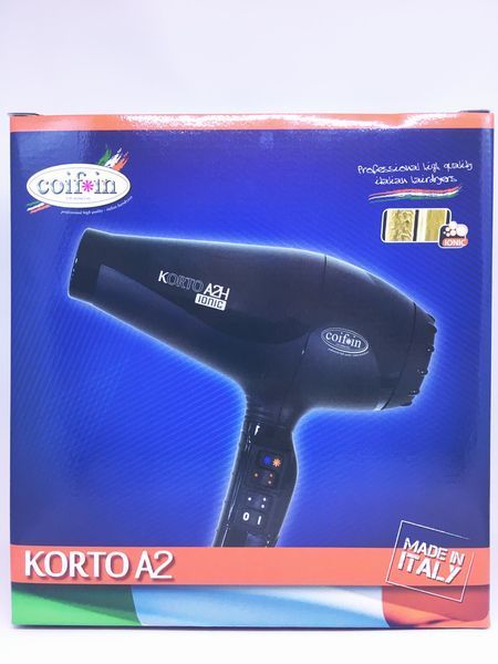 Фен для волосся Coifin Korto A2R Ionic 2400 Вт A2R-ION чорний A2R-ION black фото