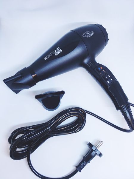 Фен для волосся Coifin Korto A2R Ionic 2400 Вт A2R-ION чорний A2R-ION black фото