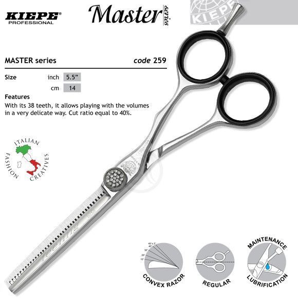Ножницы парикмахерские филировочные Kiepe Master Feeling 259 (5.5 дюймов) 259/5.5 фото