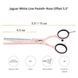 Перукарські ножиці (філірувальні) Jaguar White Line Pastell Rose 3054-8 фото 2
