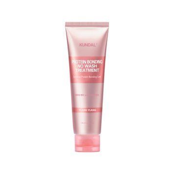 Незмивний кондиціонер для волосся Іланг-іланг Kundal Protein Bonding No Wash Treatment Ylang-Ylang 130 мл 429713 фото