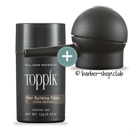 Загусник для волосся Toppik 12 г + Аплікатор toppik-applicator фото