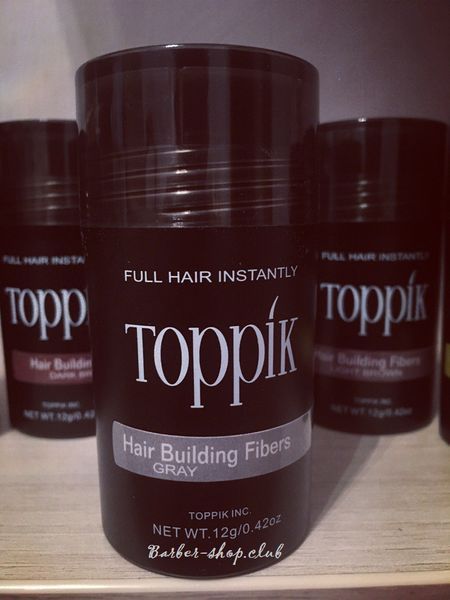 Загусник для рідкого волосся Toppik 12 г Gray Toppik gray 12 фото