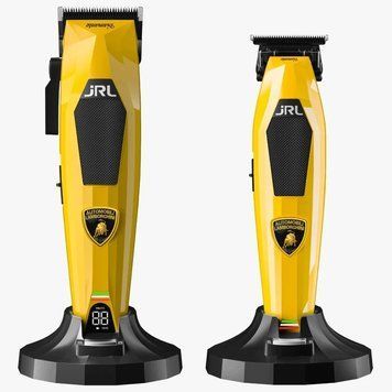Комплект из беспроводной машинки для стрижки и триммера JRL Professional x Lamborghini Diamante &mdash; жёлтый JRL-DI2025Y фото