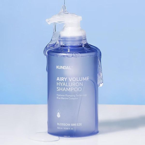 Шампунь зволожувальний Квітковий бриз Kundal Airy Volume Hyaluron Shampoo Blossom Breeze 500 мл 774523 фото