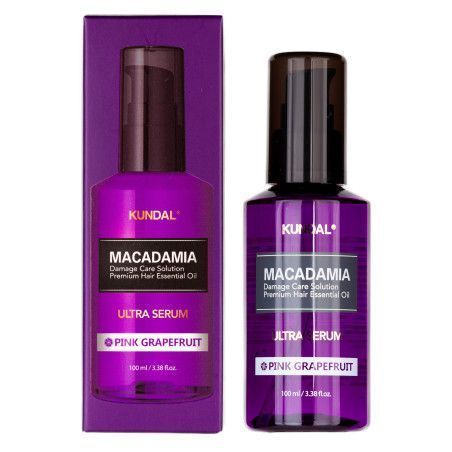 Сыворотка для волос увлажняющая "Розовый Грейпфрут" Kundal Macadamia Ultra Hair Serum Pink Grapefruit 100 мл. 740807 фото