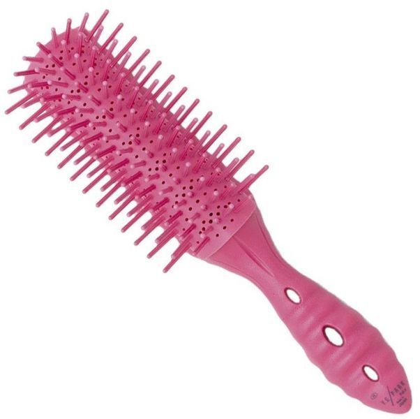 Щетка для укладки на резиновой основе Y.S. Park Dragon Air Vent Styler 9 рядов YS-Lap32 Pink фото