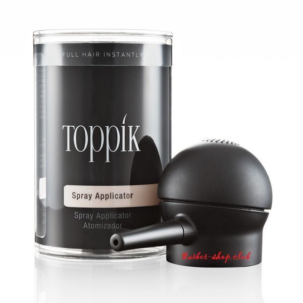 Загущувач для волосся Toppik 27,5 гр + Помпа-Аплікатор Toppik + Лак закріплювач Toppik Набір toppik-applicator-spray фото