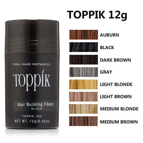 Кератиновий загусник для рідкого волосся Toppik 12 г. medium brown medium brown 12 фото