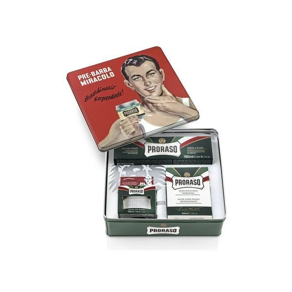 Набір косметики для гоління Proraso Vintage Selection Gino &mdash; Refreshing 8004395003594 фото