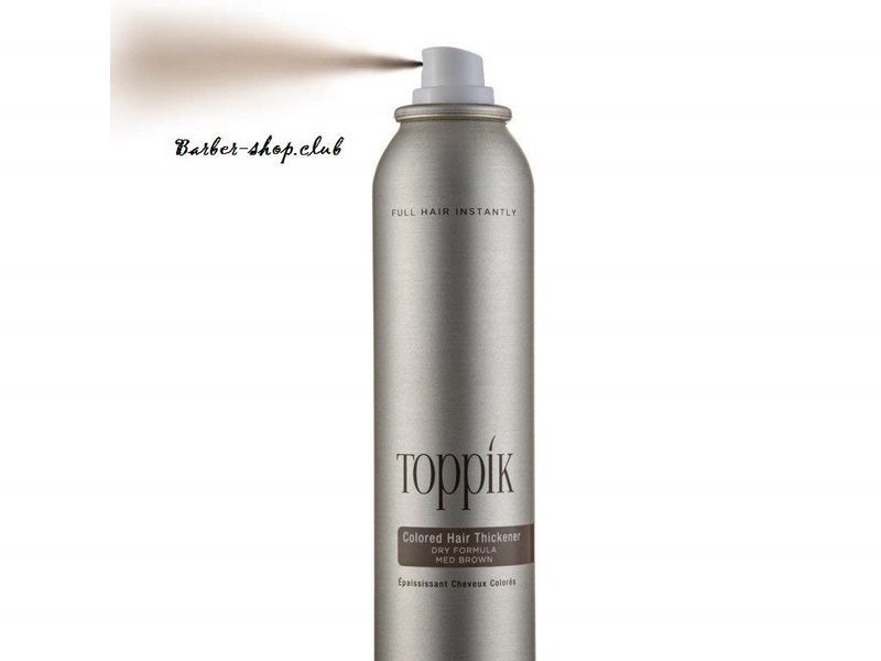 Спрей-загущувач для волосся Toppik medium brown (144 gr.) toppik medium brown spray фото