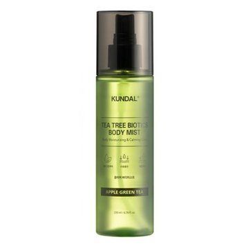 Спрей для тела против акне Яблоко & Зелёный Чай Kundal Tea Tree & Biotics Body Mist Apple Green Tea 200 мл 773311 фото