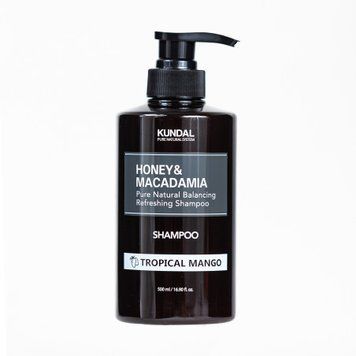 Відновлювальний шампунь для волосся Kundal Тропічне манго Honey&Macadamia Nature Shampoo 500 мл. 748315 фото