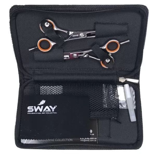 Комплект ножиць Sway Grand Limited Edition серія 403 розмір 5,5 дюйма (110 403 set 5,50) 21569 фото