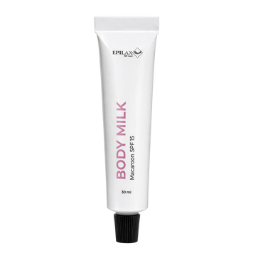 Молочко для тіла SPF15 Macaroon Epilax 30мл (туба) SPF15 Macaroon Epilax 30мл  фото