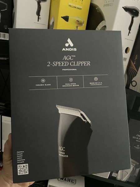 Машинка для стрижки собак и котов Andis Super AGC 2 Speed Brushless Black AN 25140 фото