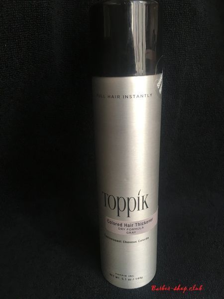 Спрей-загусник для волосся Toppik Gray Сірий (144 gr.) toppik gray spray фото